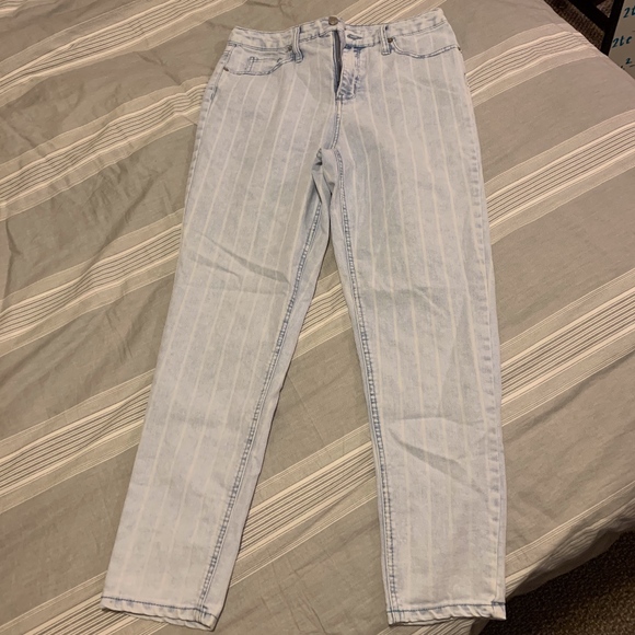 Wild Fable Striped Light Wash Jeans - Picture 1 of 4
